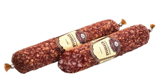 

Колбаса сырокопченая Сибколбасы Куриная 300 г