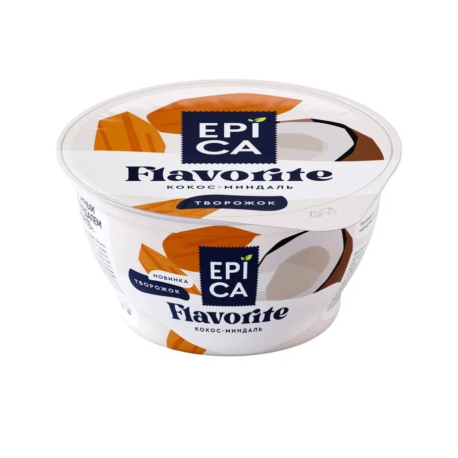 

Десерт творожный Epica Flavorite Кокос-миндаль 8.9% 130 г