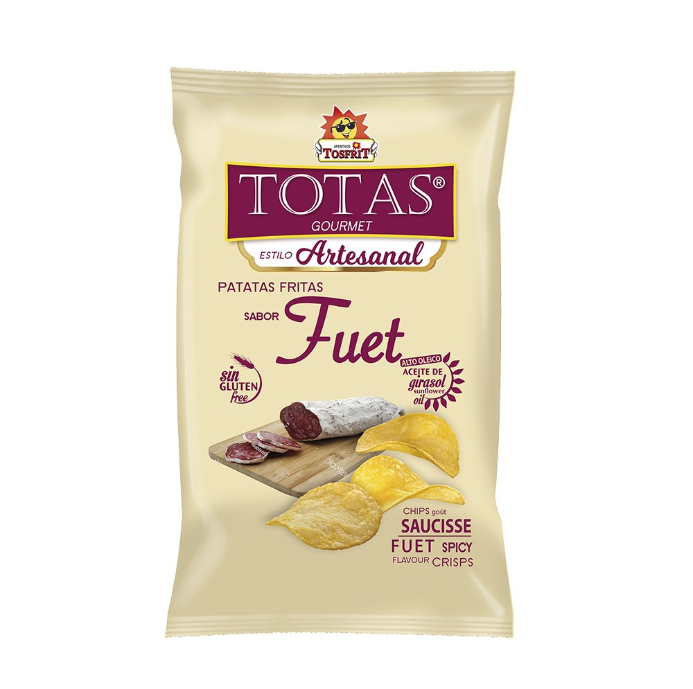 

Чипсы картофельные Tosfrit Totas Gourmet со вкусом фуэта 130 г