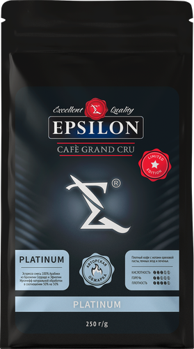 

Кофе зерновой Epsilon Platinum 250 г