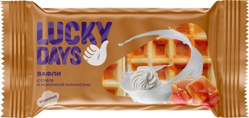 Мягкий десерт Lucky days с молочной карамелью 144 г