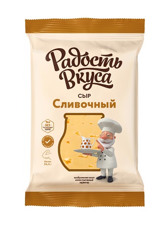 

Сыр Радость вкуса Сливочный фасованный 40% 180 г