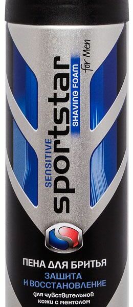 Пена для бритья мужская Sport Star Sensitive