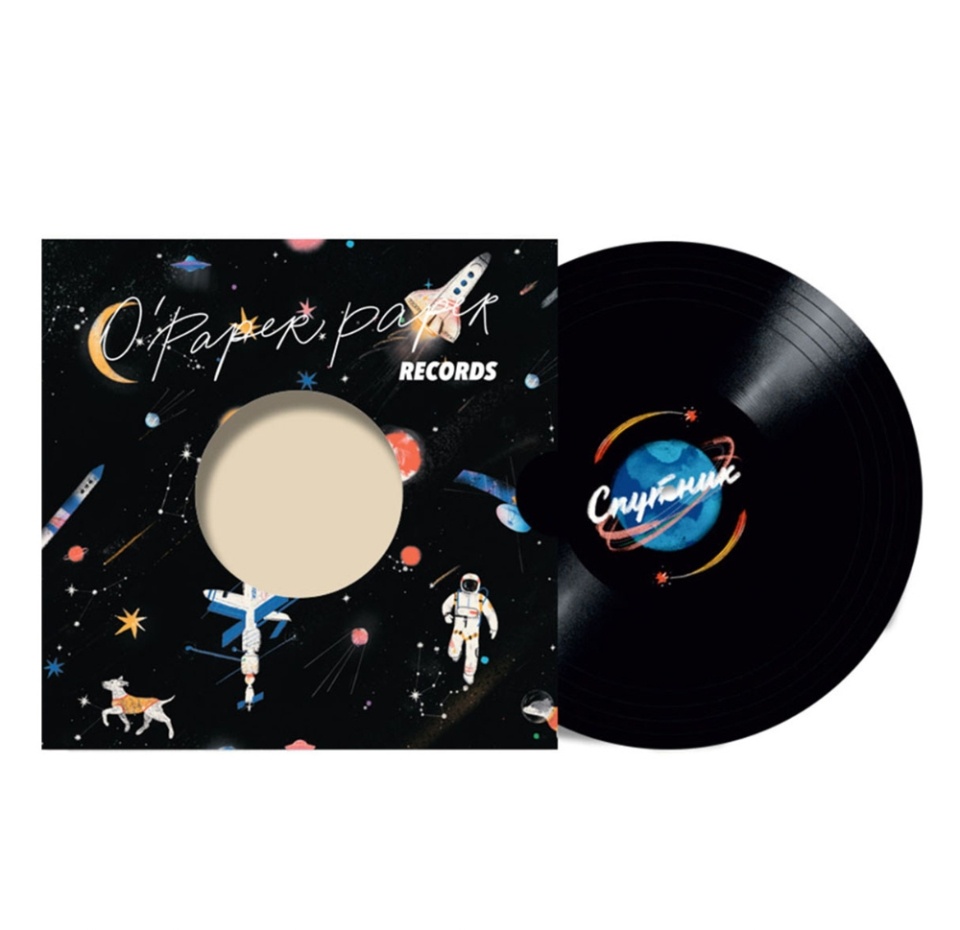 

Открытка O Paper Paper O'Винил Спутник