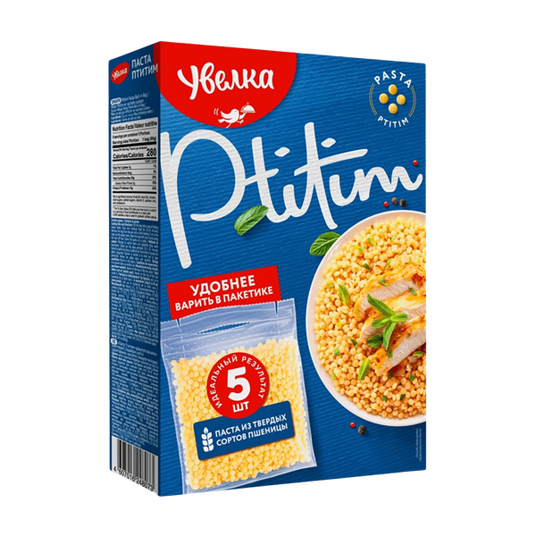 Паста Увелка птитим в пакетиках 400 г