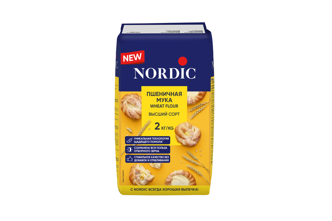 

Мука пшеничная Nordic 2 кг