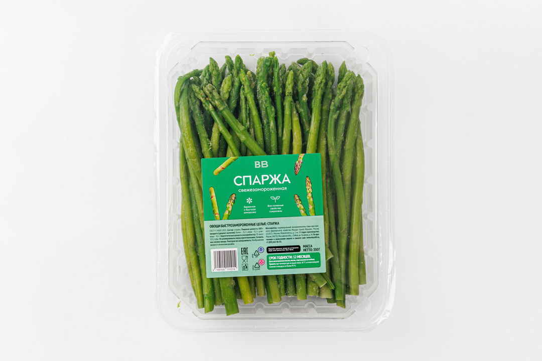 

Спаржа, быстрозамороженная(Продукт замороженный)
