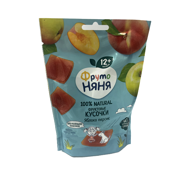 Фруто ньянья кусочки фруктов яблоко персик 15г