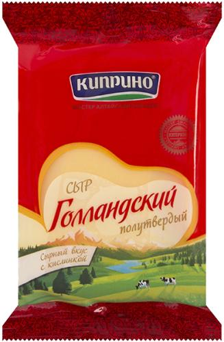 

Сыр Голландский Киприно 45% БЗМЖ 200 г