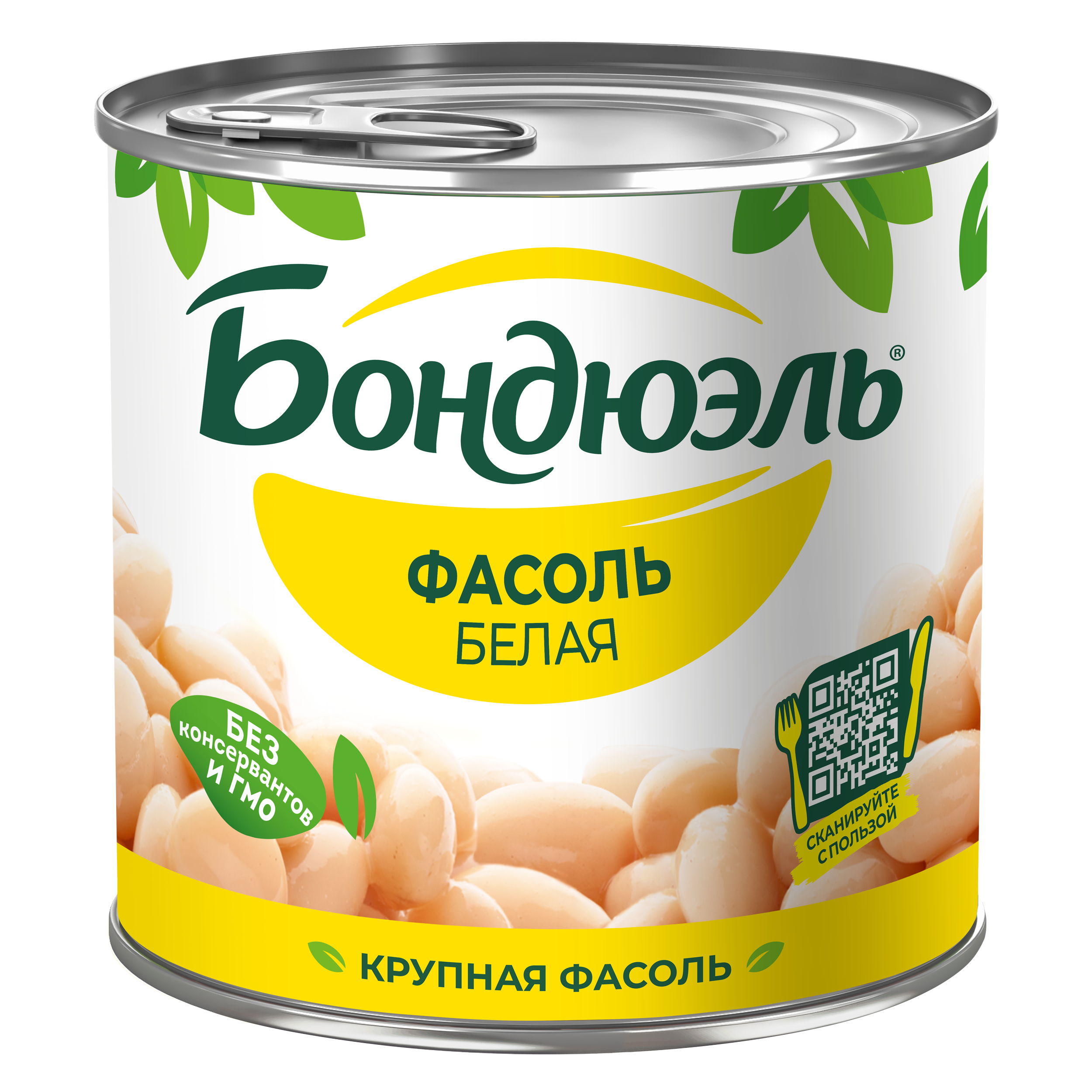 

Фасоль белая Бондюэль 400 г