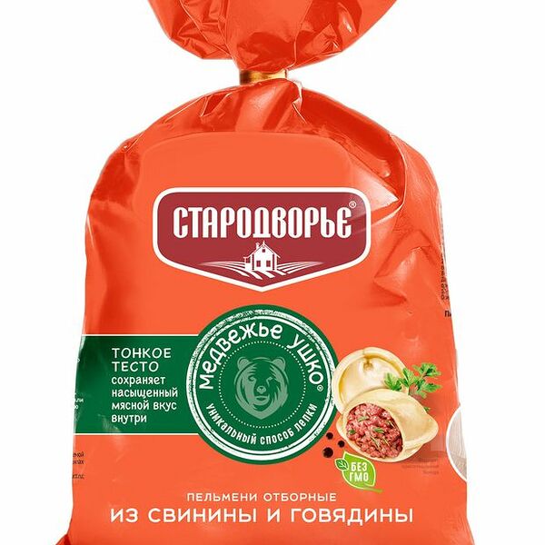 Пельмени Стародворье Отборные из свинины и говядины 900 г