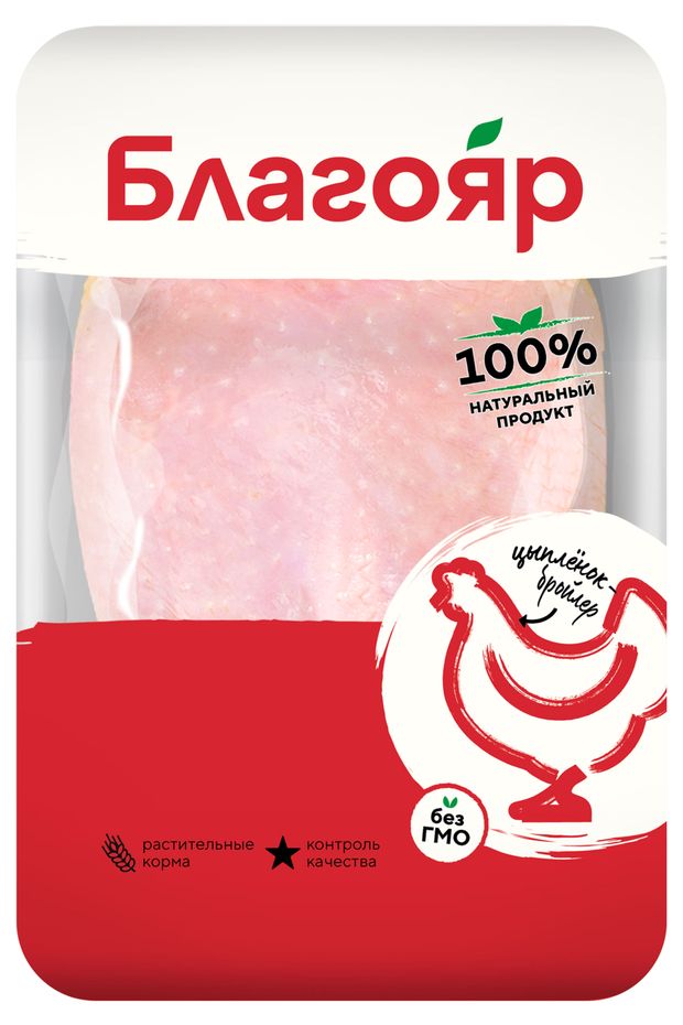 

Грудка цыпленка-бройлера Благояр охлажденная вес