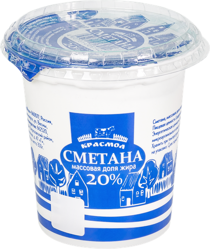

Сметана КрасМол 20% 350 г