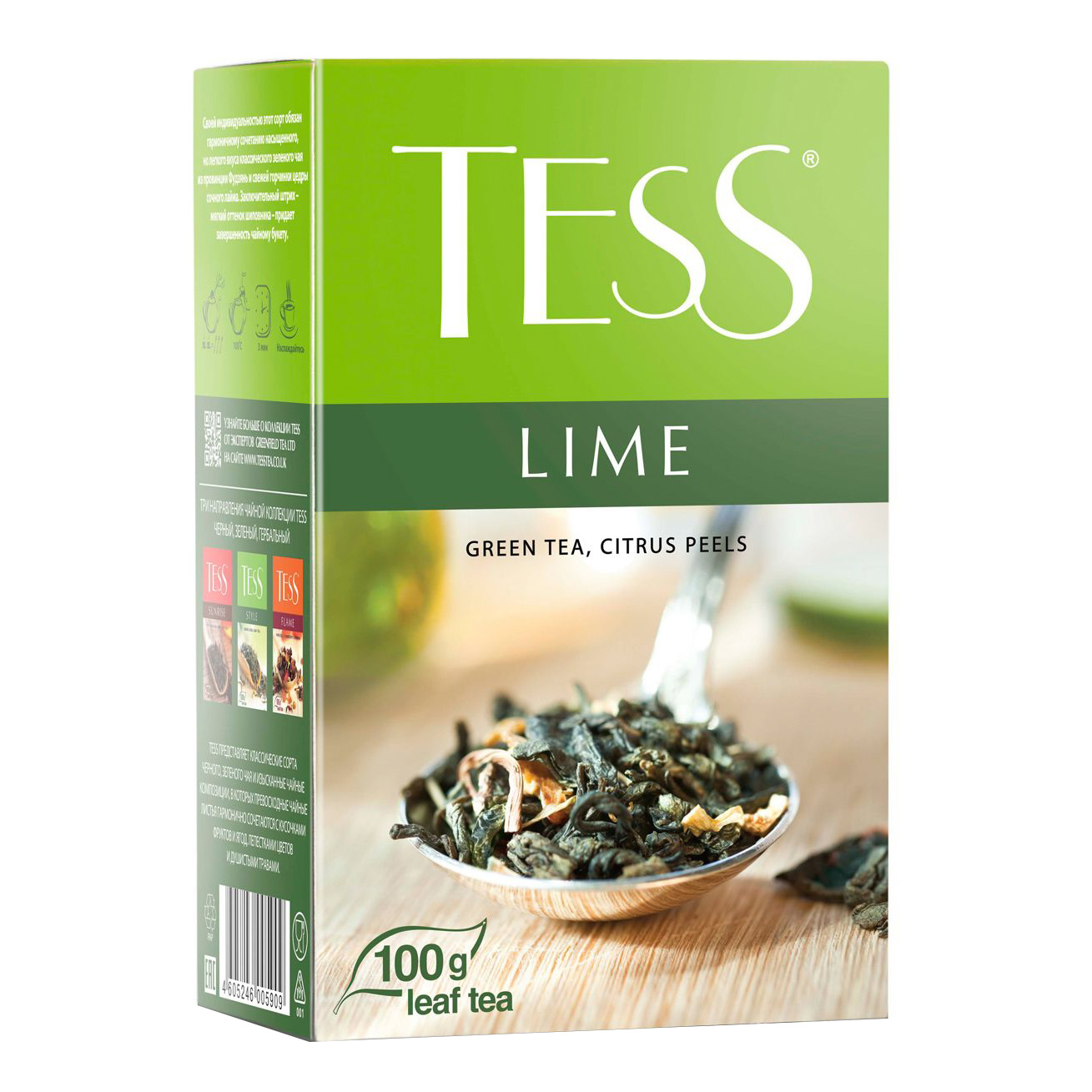 

Чай зеленый Tess Lime листовой 100 г
