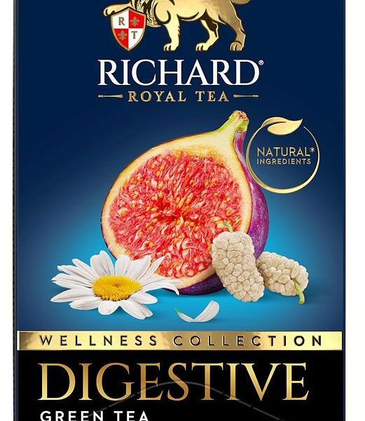 Чай зеленый Richard Digestive 20 пакетиков, 30 г