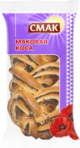 

Сдоба Смак Маковая коса 130 г