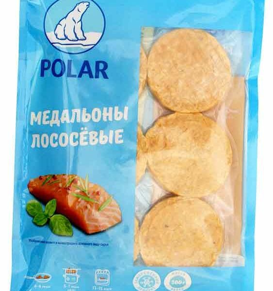 Медальоны Polar из лосося порционные 300 г