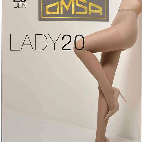 Колготки женские Omsa Lady цвет daino 20 den р. 5