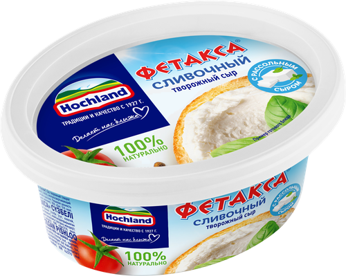 

Сыр творожный Hochland Фетакса с добавлением рассольного сыра БЗМЖ 140 г
