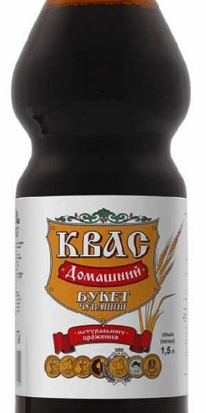 Квас Букет Чувашии домашний 1.5 л