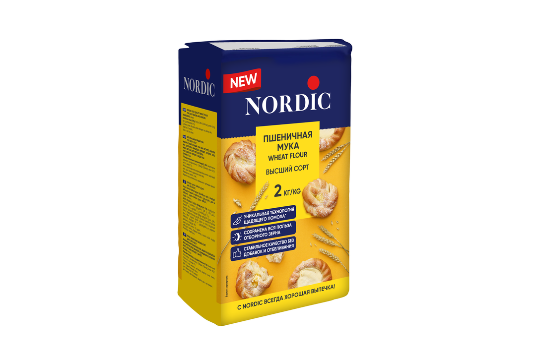 

Мука пшеничная Nordic 2 кг