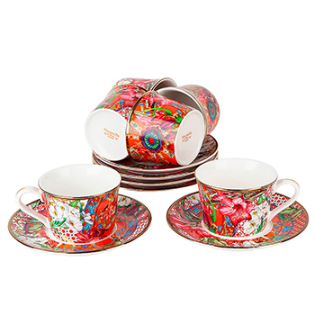 

Набор чайный Nouvelle Home Secret Garden фарфор 12 предметов