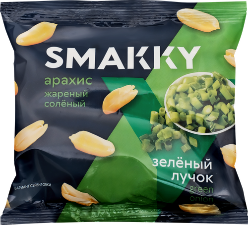 

Арахис Smakky жареный соленый Лучок 70 г