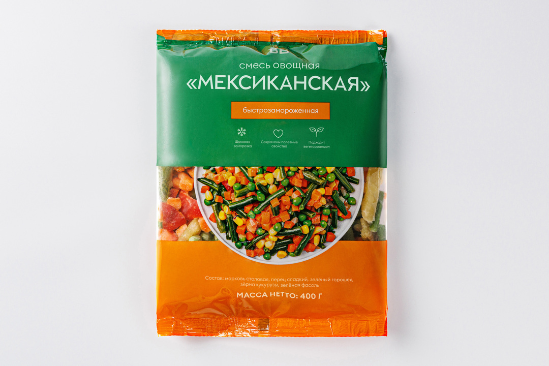 

Смесь овощная Мексиканская замороженная