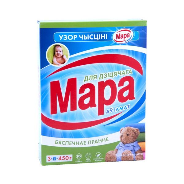 Синтет. моющее ср-во Мара Автомат Узор Чысцiнi для детского 400г.