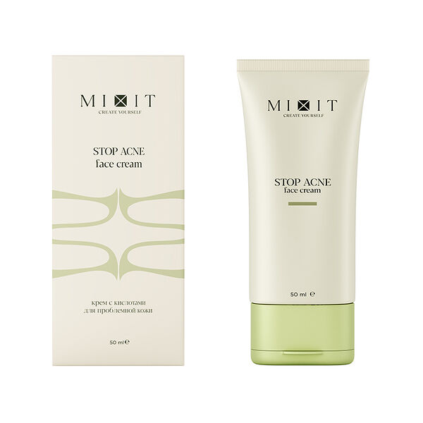 Крем для лица Mixit Stop Acne с кислотами для проблемной кожи 50 мл