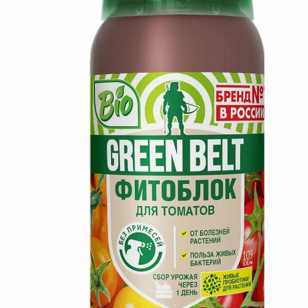 Биологический фунгицид для томатов GREEN BELT фитоблок, Арт. 01-929