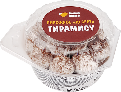

Пирожное Выбор семьи Десерт тирамису, 110 г