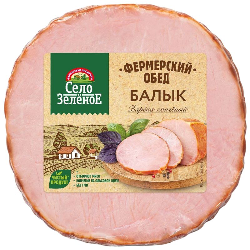 

Балык Село Зелёное Деревенский варено-копченый 300 г