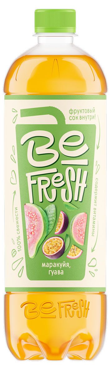 

Напиток сокосодержащий Be Fresh маракуйя-гуава 900 мл