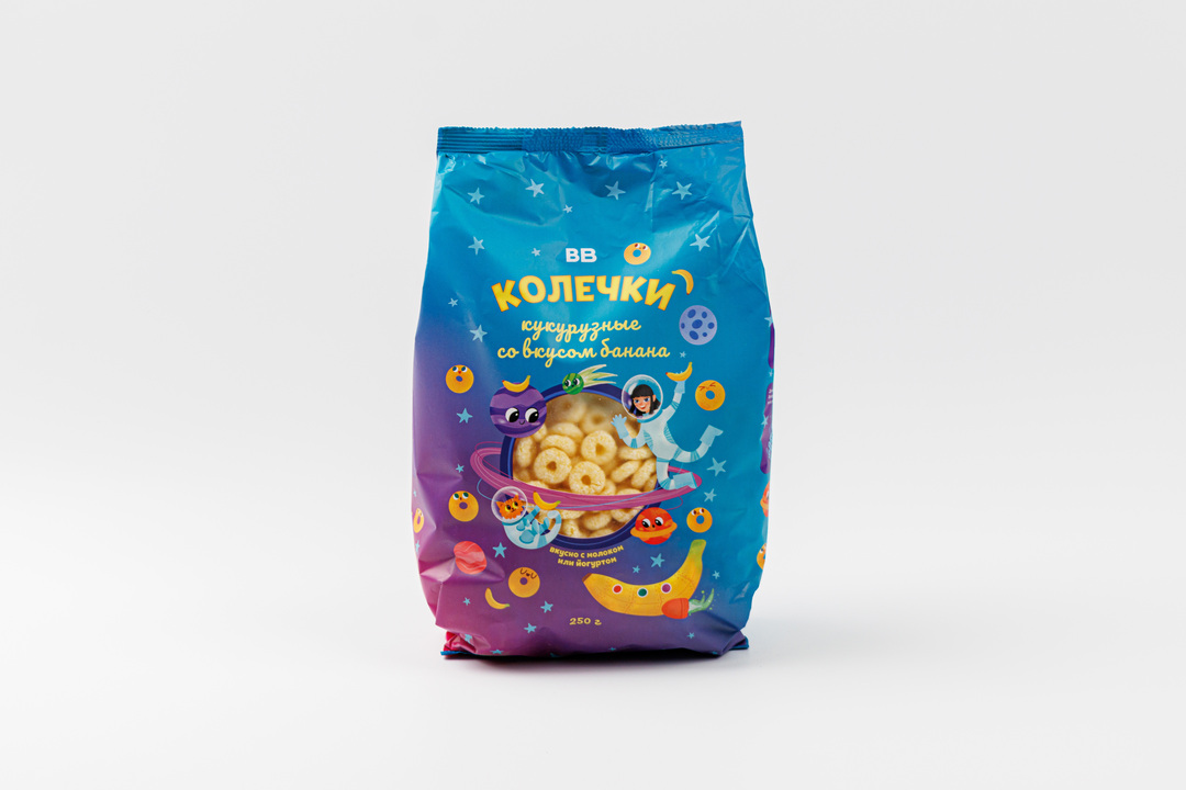 

Колечки кукурузные ВкусВилл со вкусом банана 250 г