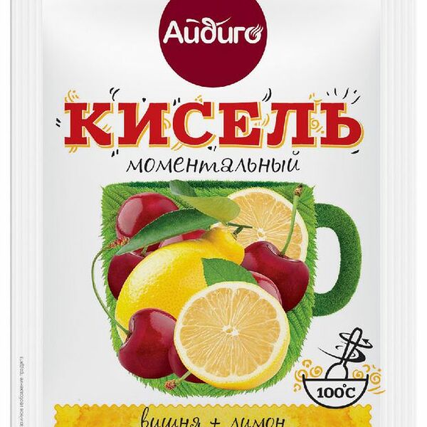 Кисель моментальный Айдиго Вишня-Лимон 30 г