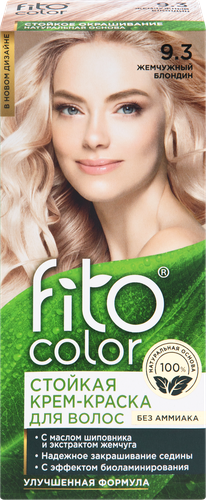 

Крем-краска Fito color 9.3 Жемчужный блондин 115 мл