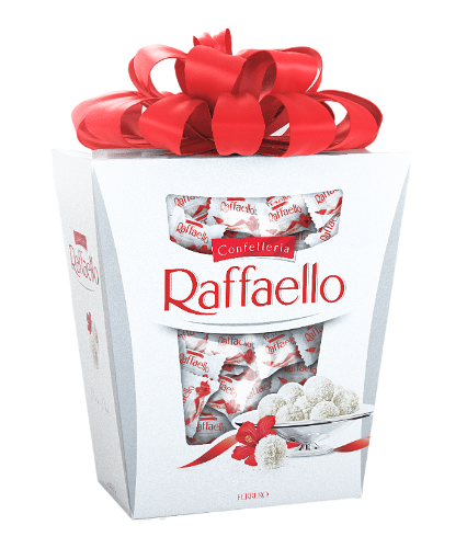 Конфеты Raffaello с цельным миндальным орехом в кокосовой обсыпке, 500 г