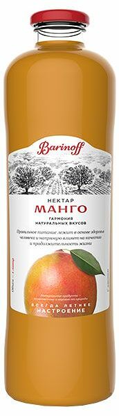 Нектар Barinoff манго с мякотью 1 л