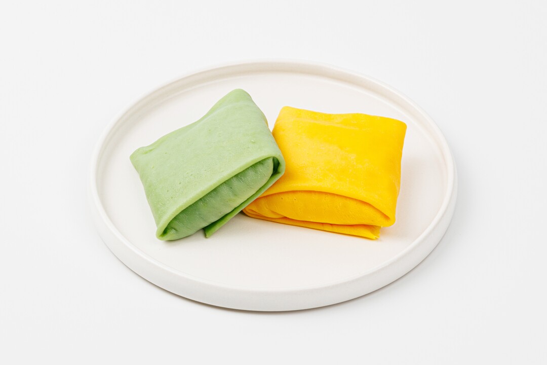 

Ассорти налистников Конвертики с сырным кремом Киви + Манго-маракуйя 140 г