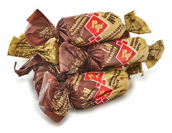 Конфеты Батончики Рот Фронт шоколадно-сливочный вкус вес