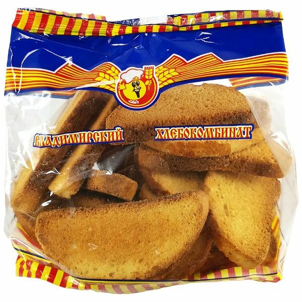 Сухари ванильные Владимирский хлебокомбинат 300 г