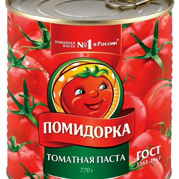 Паста томатная Помидорка 770г