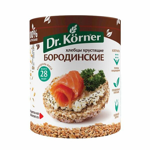 Хлебцы Dr.Korner Бородинские 100 г