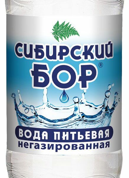 Вода негазированная Сибирский Бор артезианская 500 мл