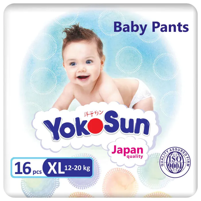 

Подгузники-трусики YokoSun XL 12-20 кг 16 шт.