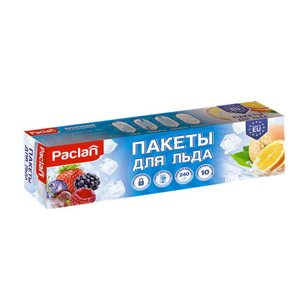 Мешки Paclan для приготовления ледяных кубиков 10х24 шт