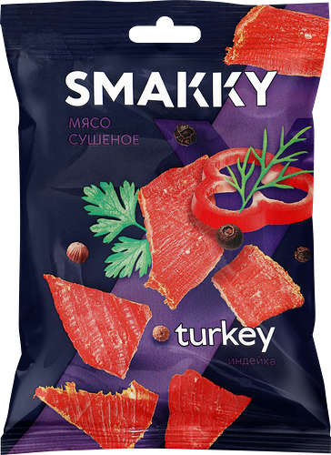 Мясо сушеное SMAKKY Индейка, 30г