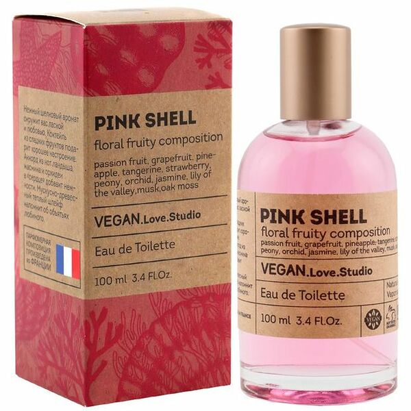 Туалетная вода Vegan Love Studio Pink Shell женская 100 мл