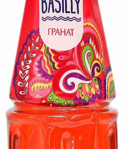 Напиток сокосодержащий Jelly Basilly с семенами базилика Гранат 300 мл